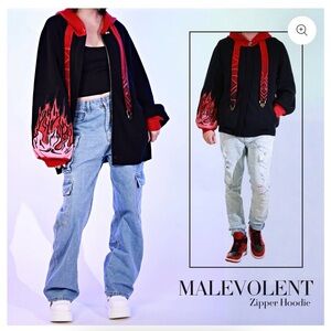 The Malevolent Zipper Hoodie- Stitch Spring.